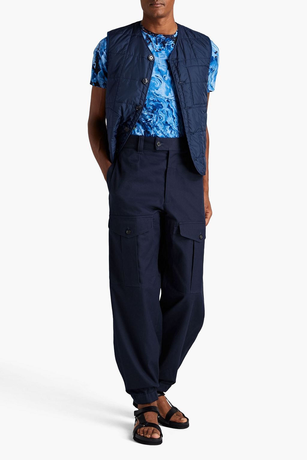 MCQUEEN Cotton-twill cargo pants