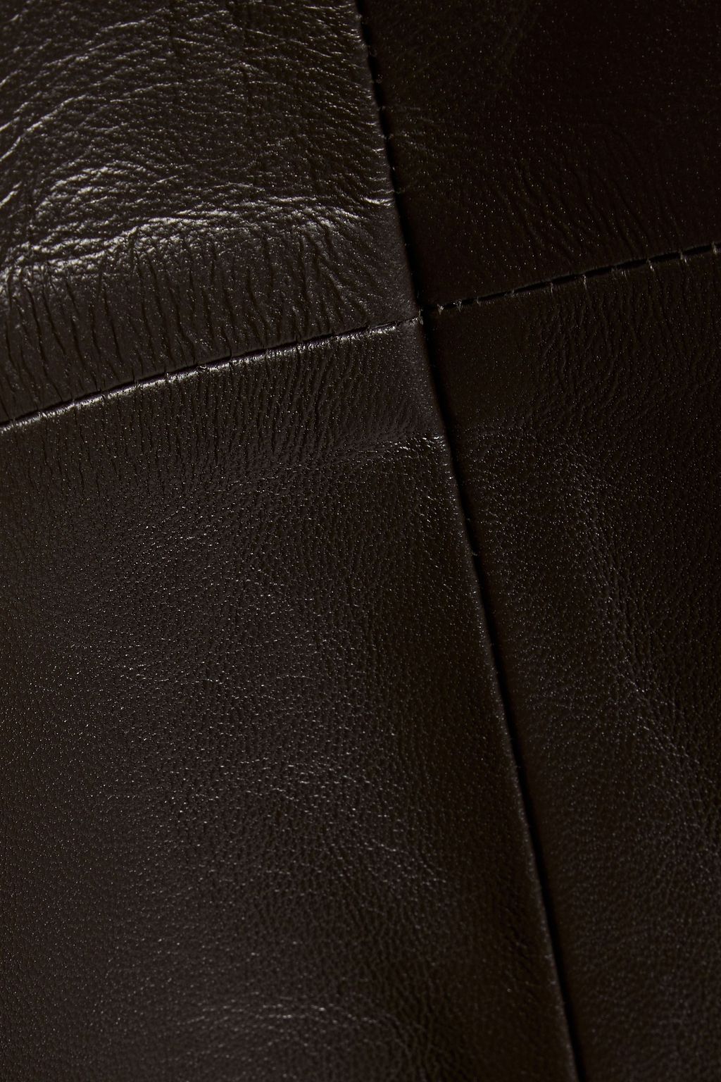 IRIS & INK Jacqueline leather midi skirt