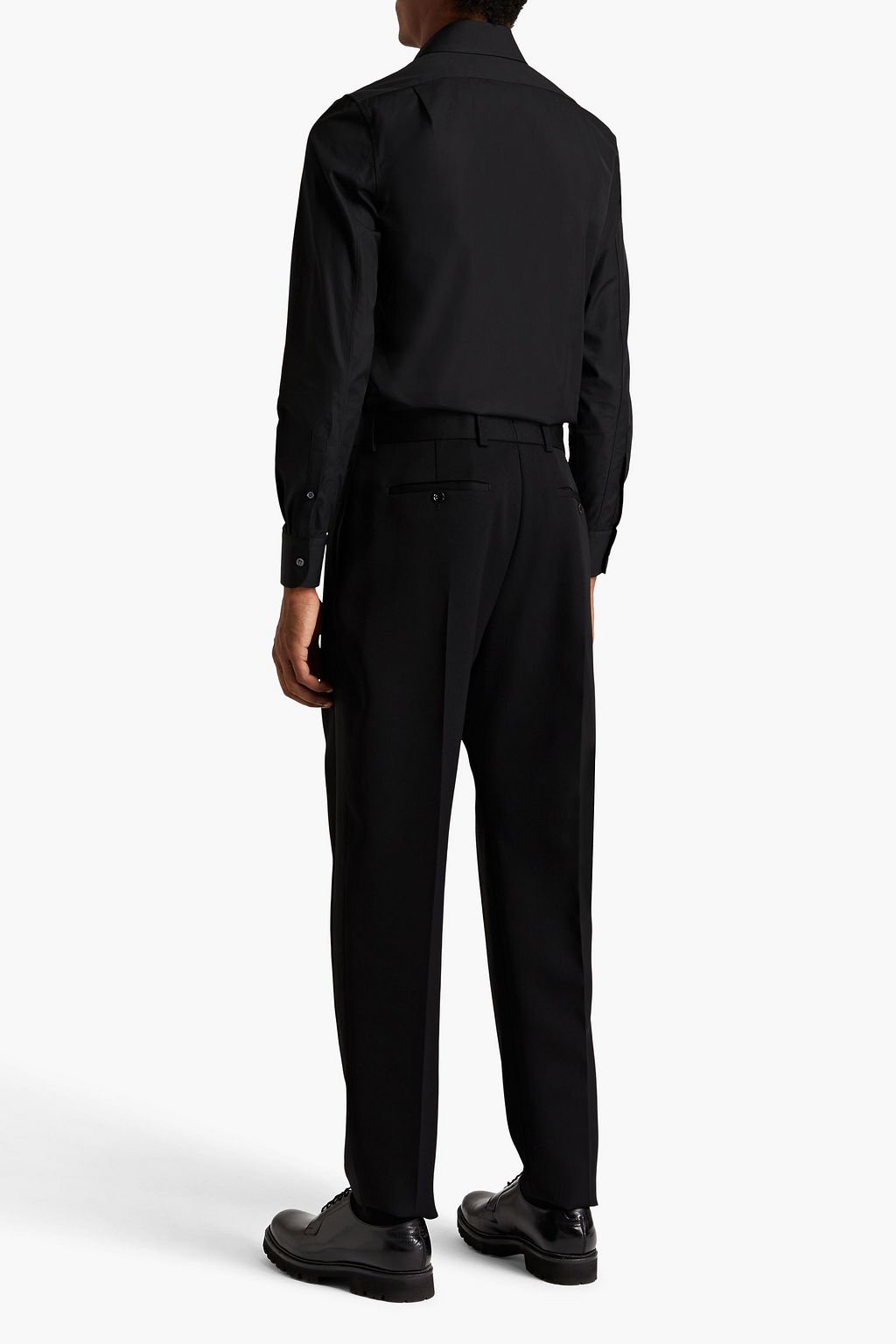 MCQUEEN Grain de poudre wool pants
