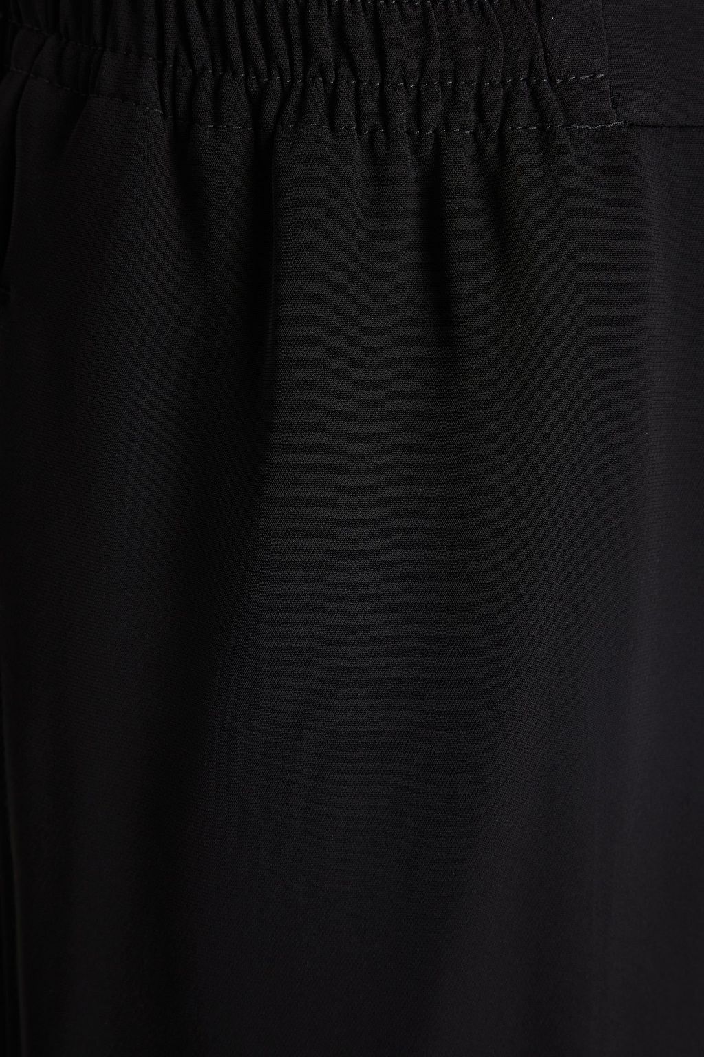 MCQUEEN Zip-detailed crepe track pants