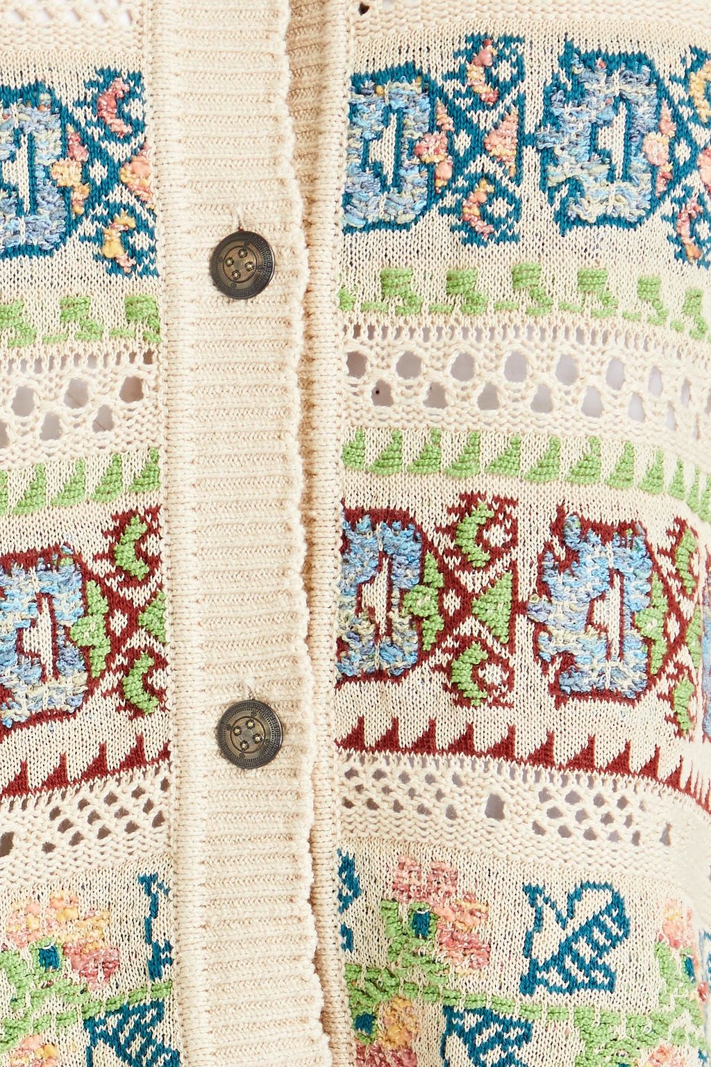 ETRO Jacquard-knit cardigan
