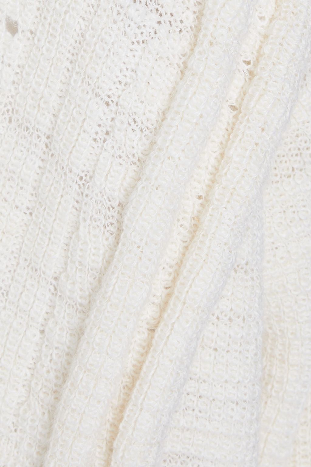 IRO Pointelle-knit linen-blend sweater