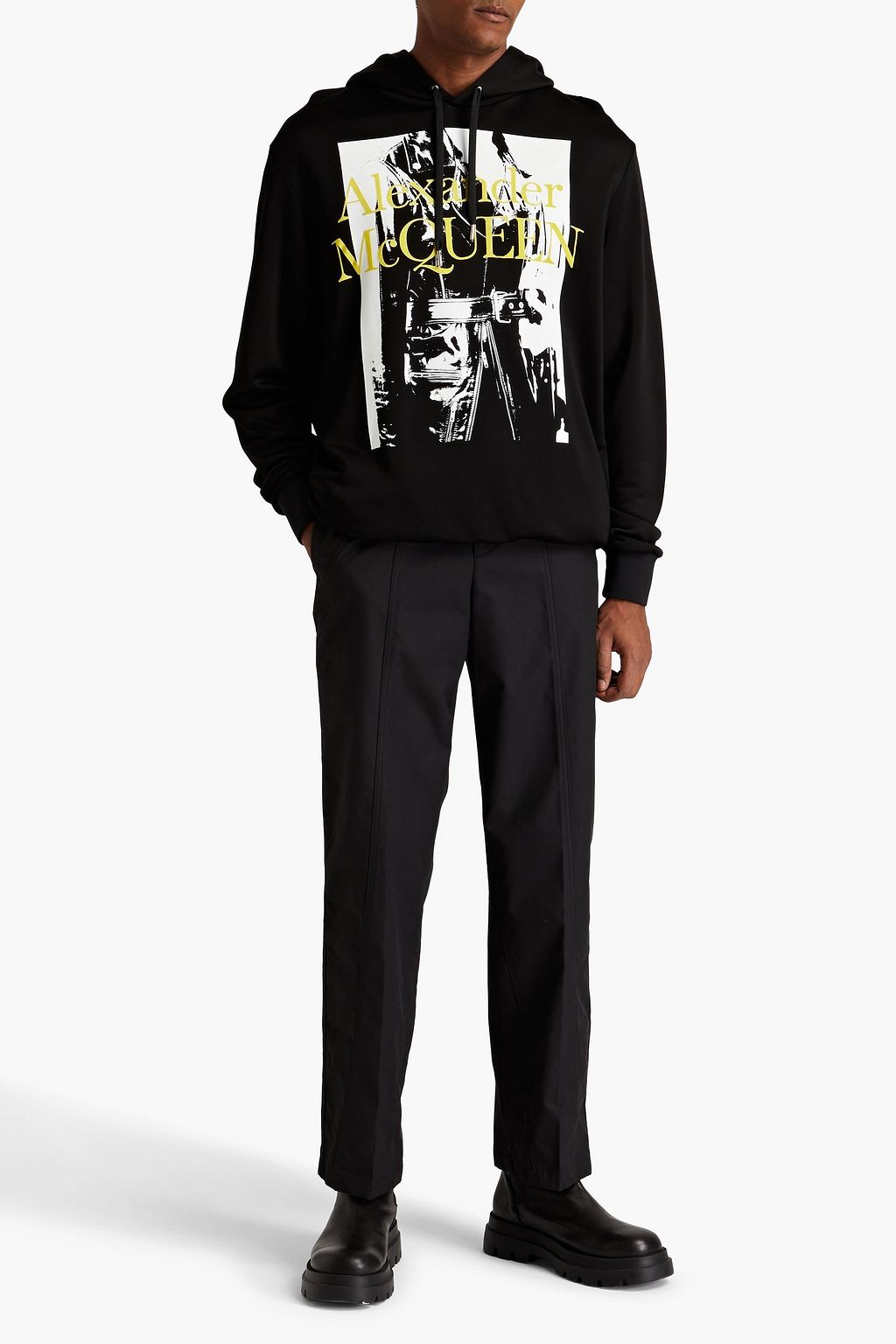MCQUEEN Cotton-twill chinos