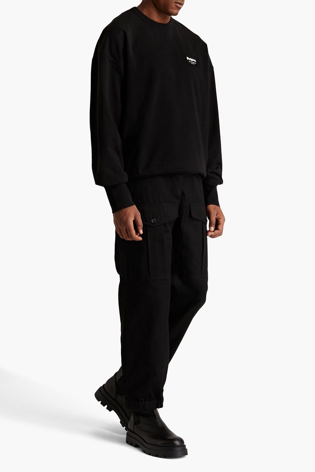 MCQUEEN Cotton-twill cargo pants