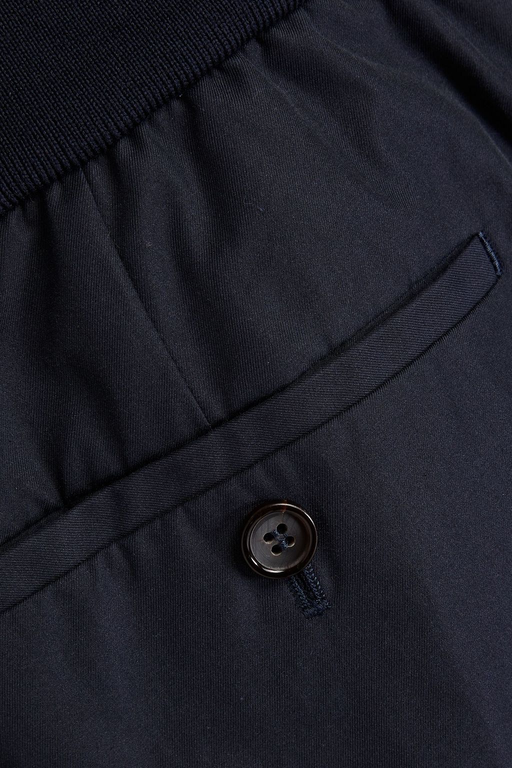 MCQUEEN Tapered cotton-twill pants