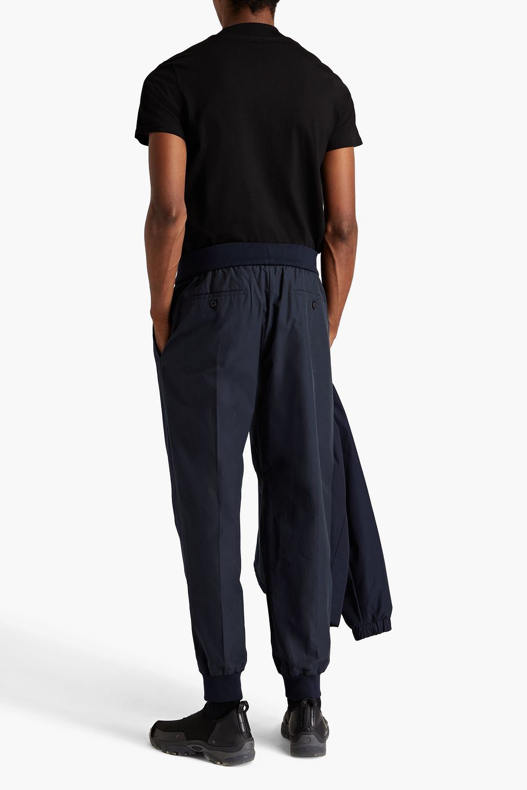MCQUEEN Tapered cotton-twill pants