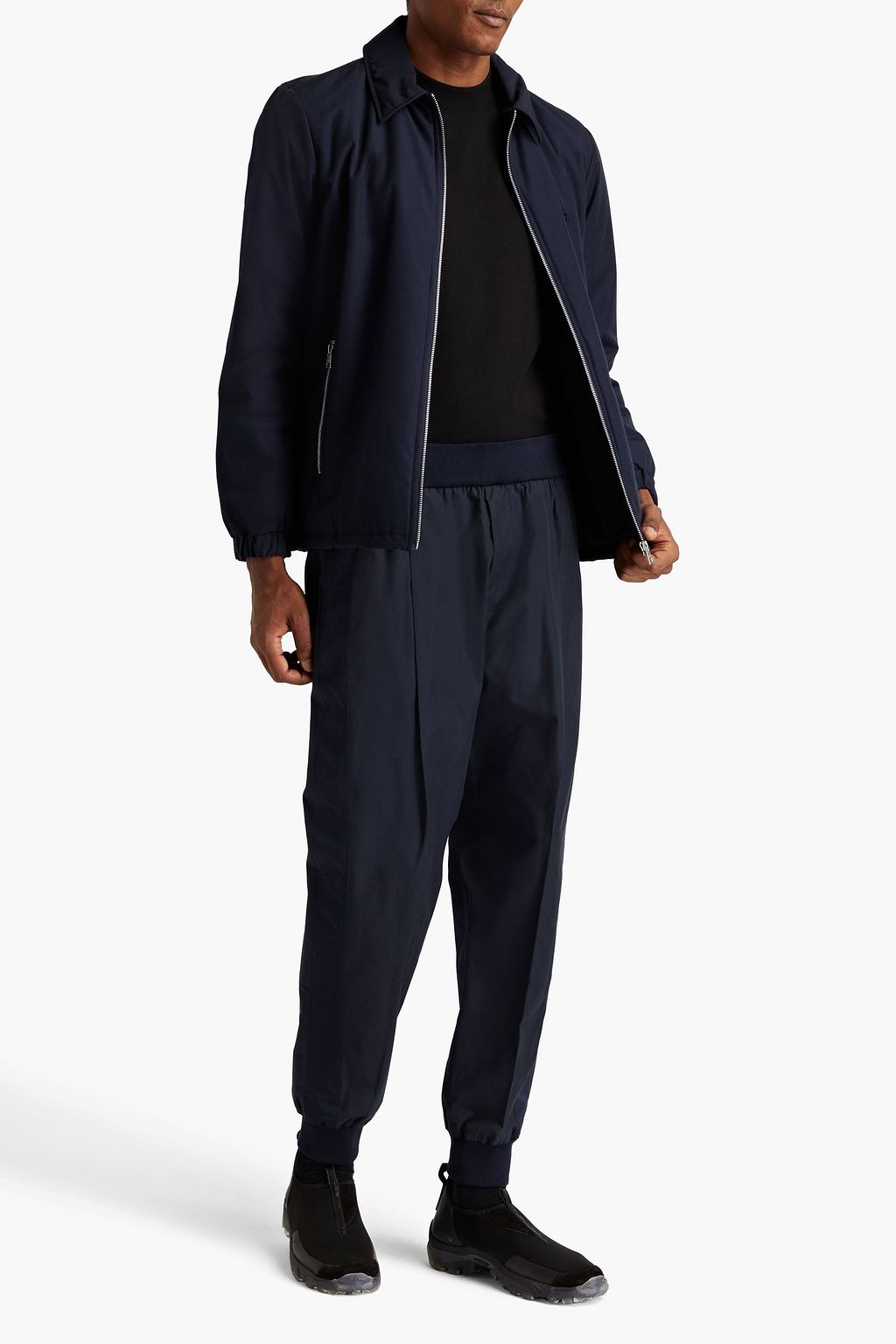 MCQUEEN Tapered cotton-twill pants