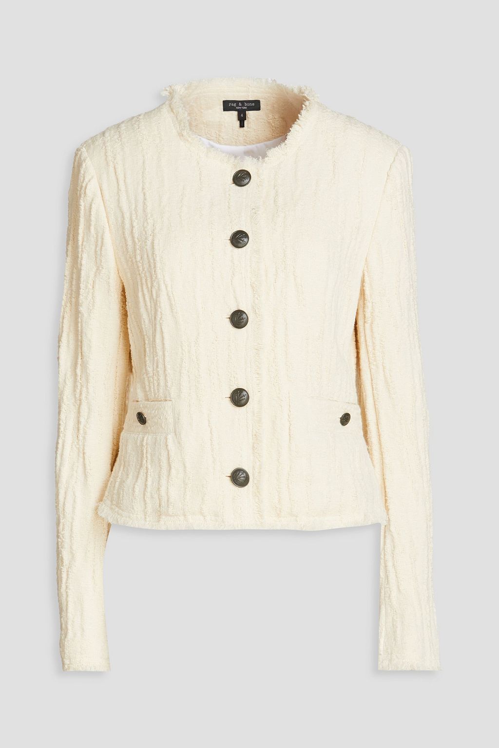 RAG & BONE Annalise cotton-tweed jacket | THE OUTNET