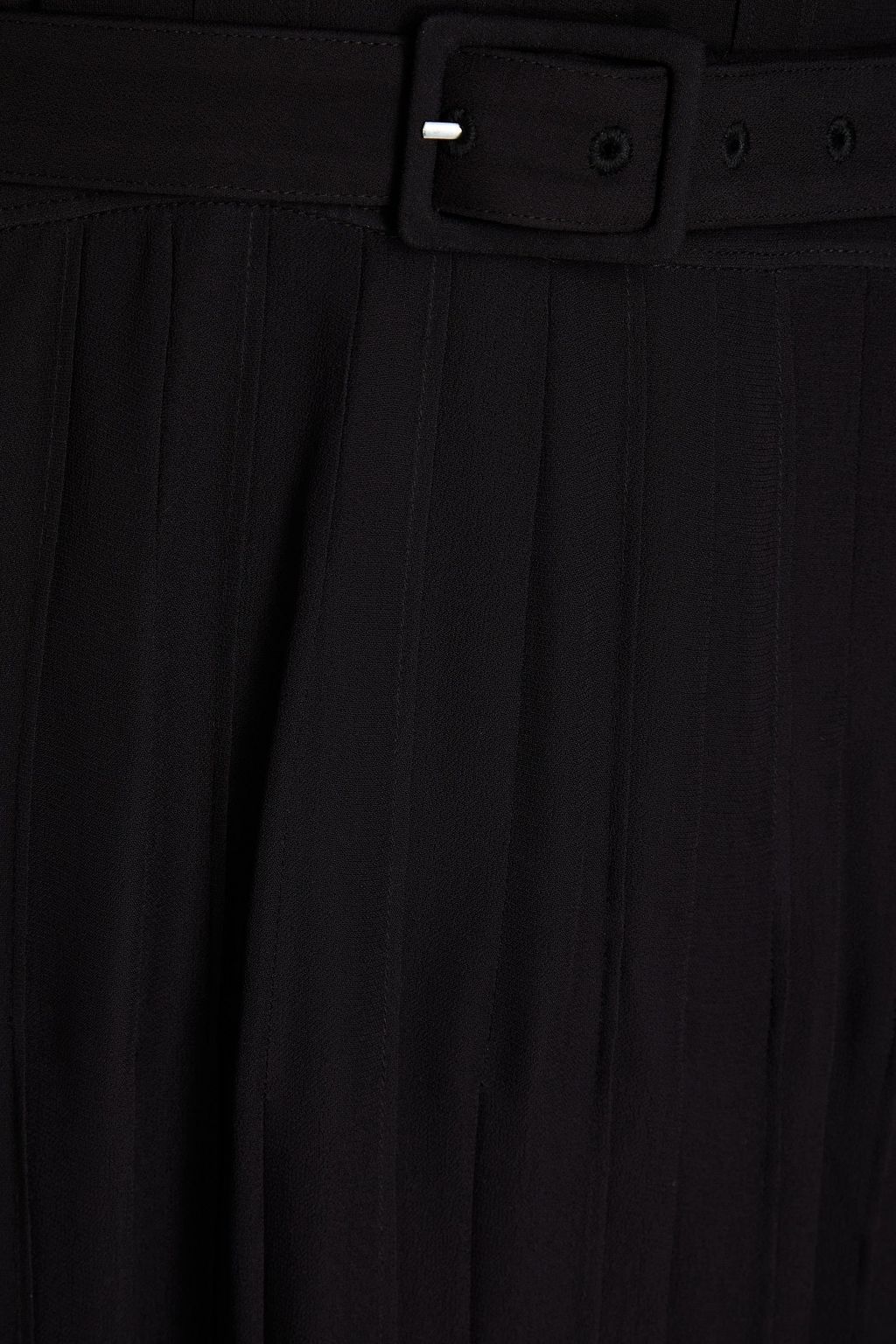 RAG & BONE ジョーゼット ミディシャツワンピース ベルト付き プリーツ入り