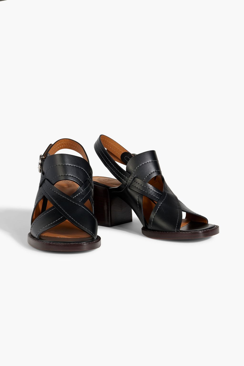 CHLOÉ Gaile leather slingback sandals
