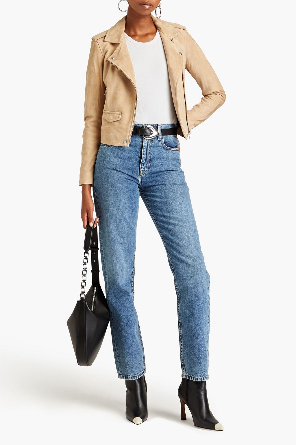 IRO Ashley suede biker jacket