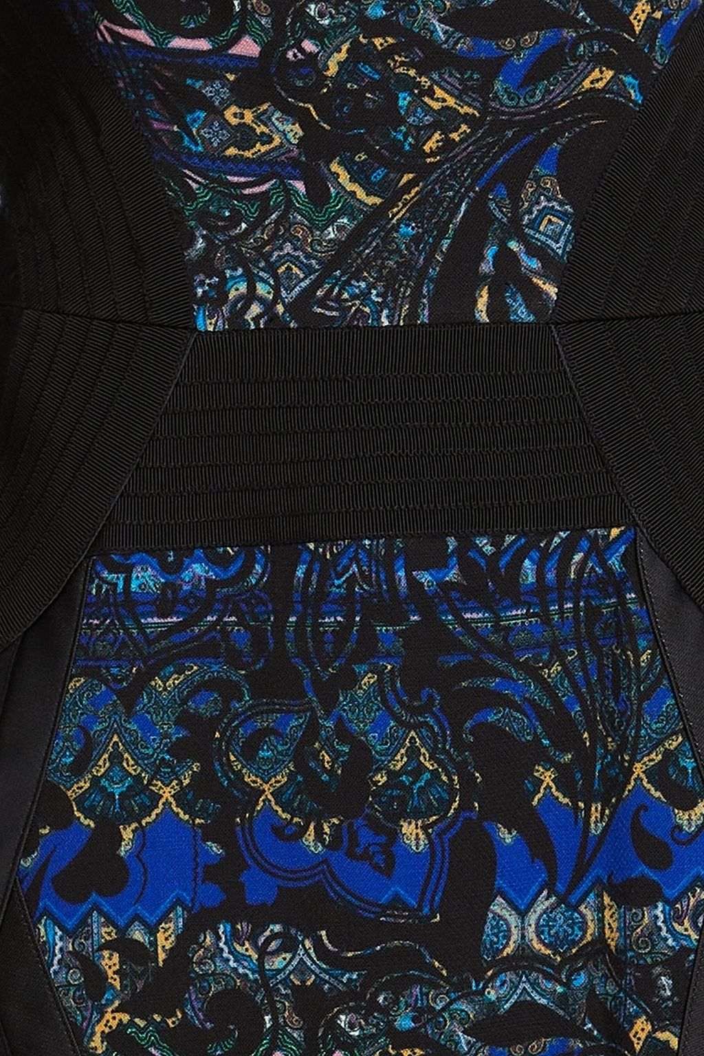 ETRO Printed wool-blend crepe dress