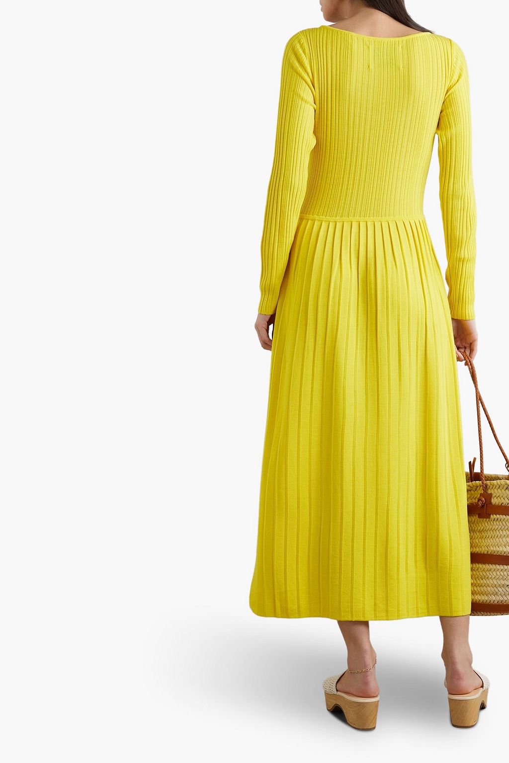 KING & TUCKFIELD Ribbed merino wool midi dress | THE OUTNET