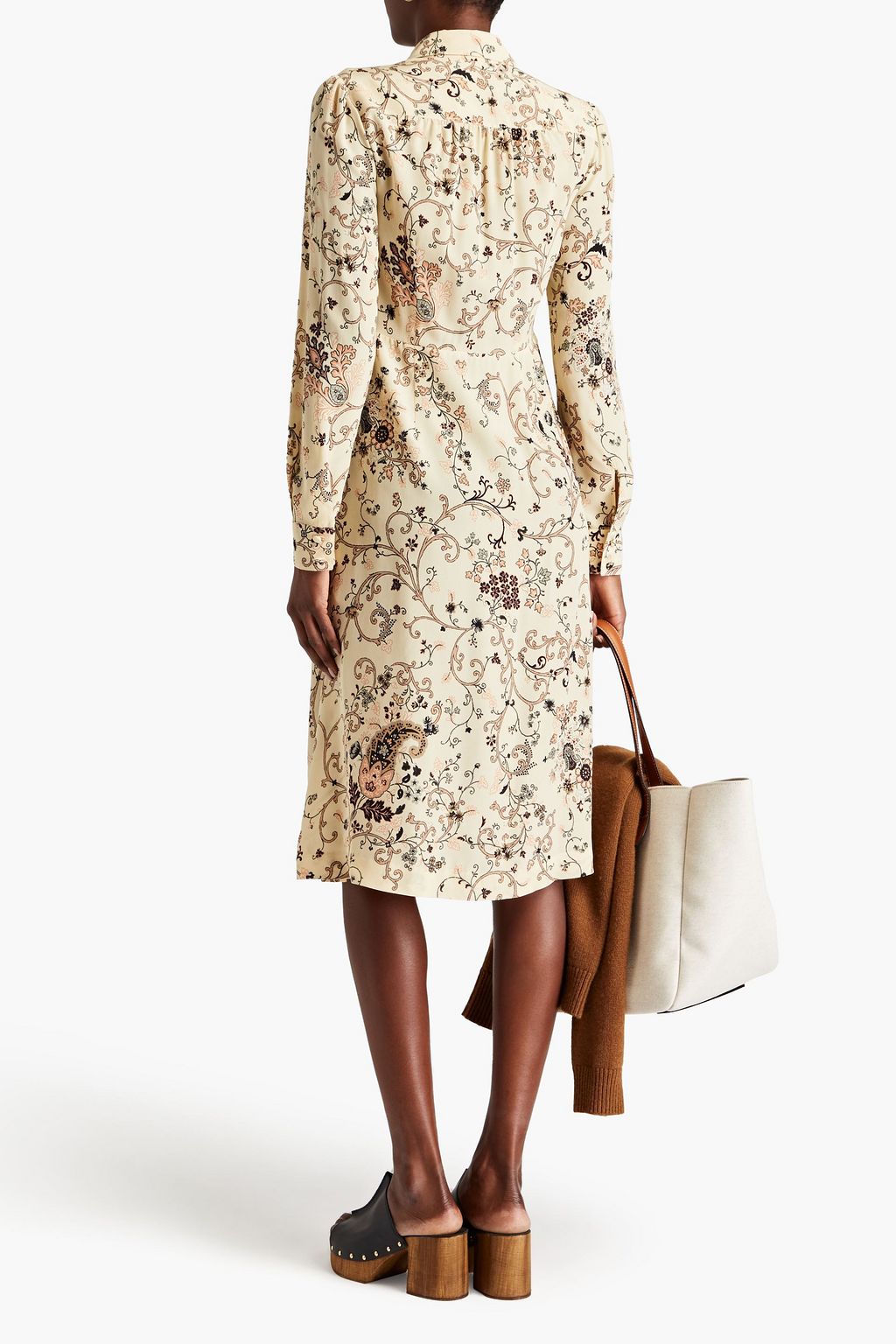 ETRO Paisley-print silk crepe de chine shirt dress
