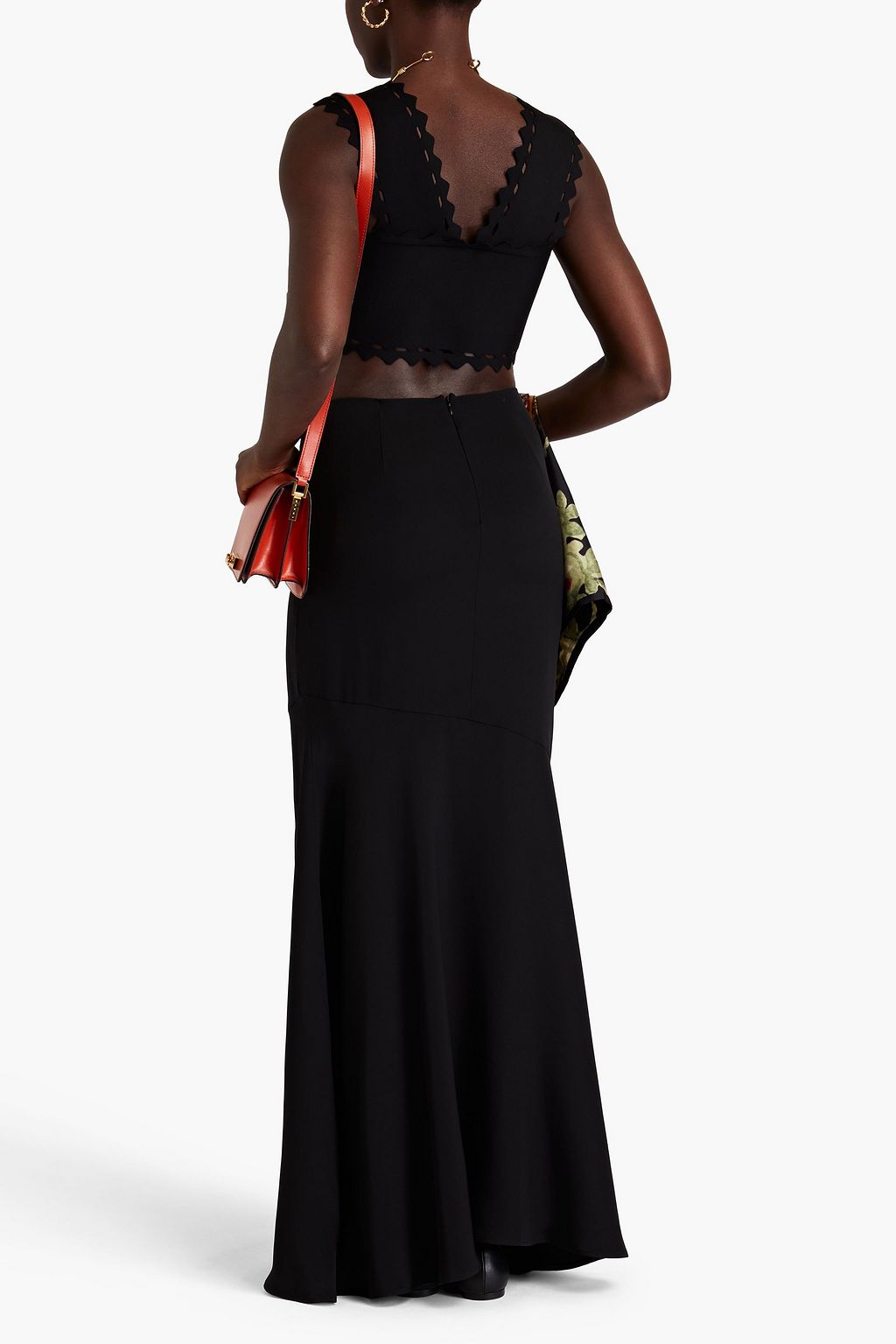 ETRO Silk-cady maxi skirt
