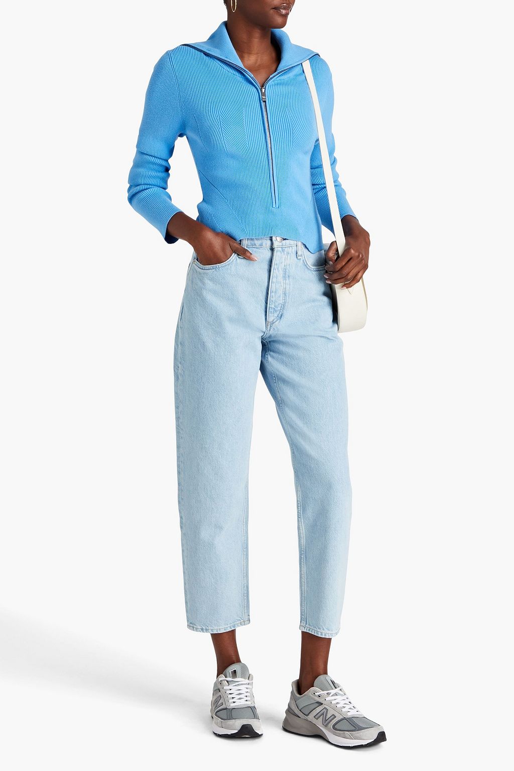 RAG & BONE Alissa cropped high-rise tapered jeans