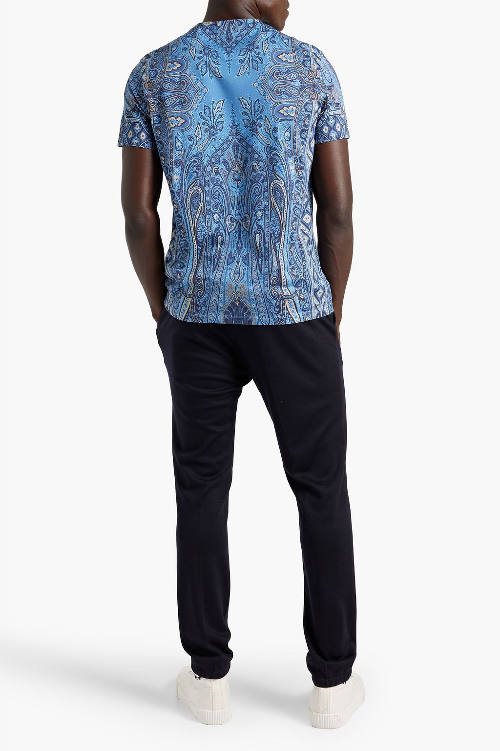 ETRO Printed cotton-jersey T-shirt