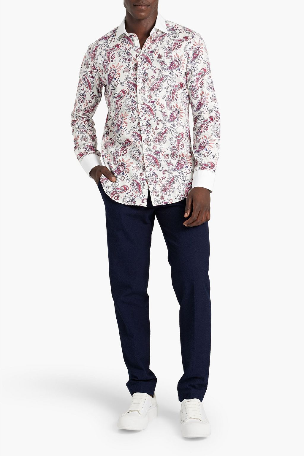 ETRO Paisley-print cotton shirt