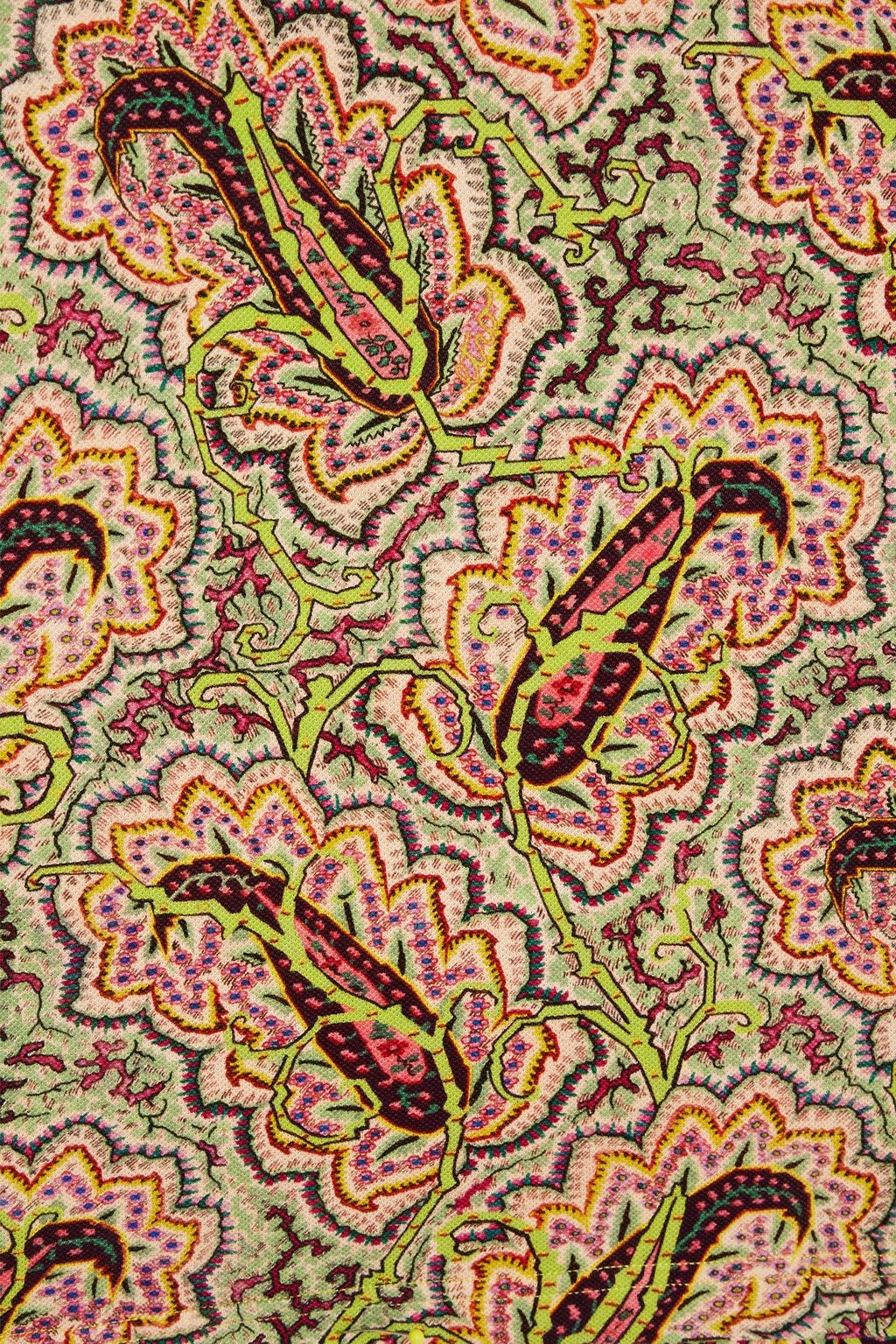ETRO Printed cotton-piqué polo shirt