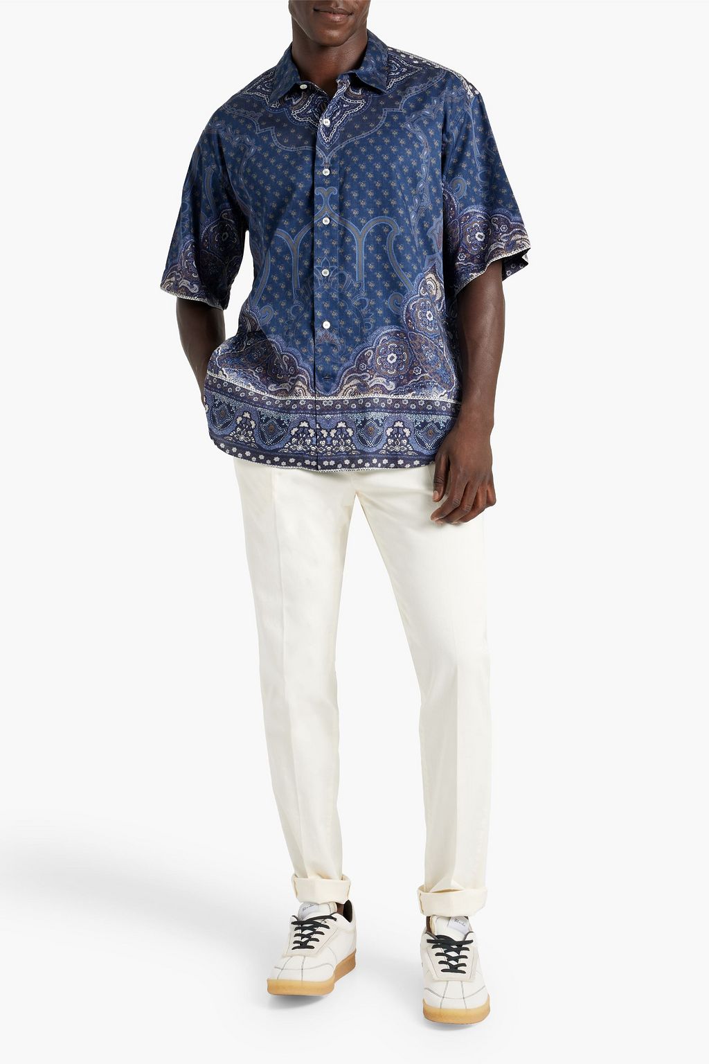 ETRO Paisley-print cotton shirt