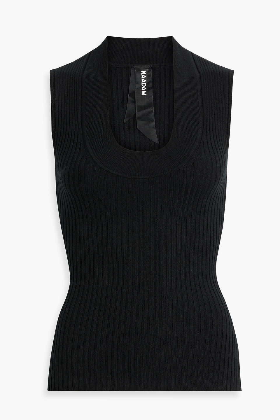 NAADAM RIBBED SILK AND CASHMERE-BLEND TANK