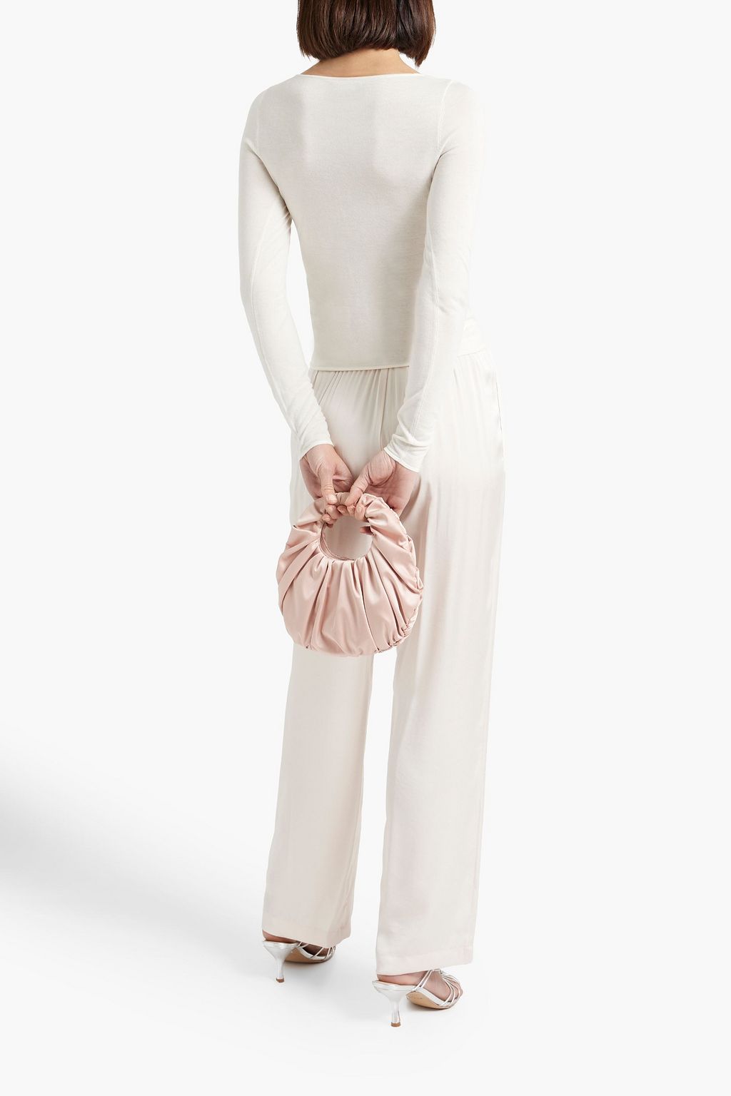 NAADAM Cupro and cashmere cardigan