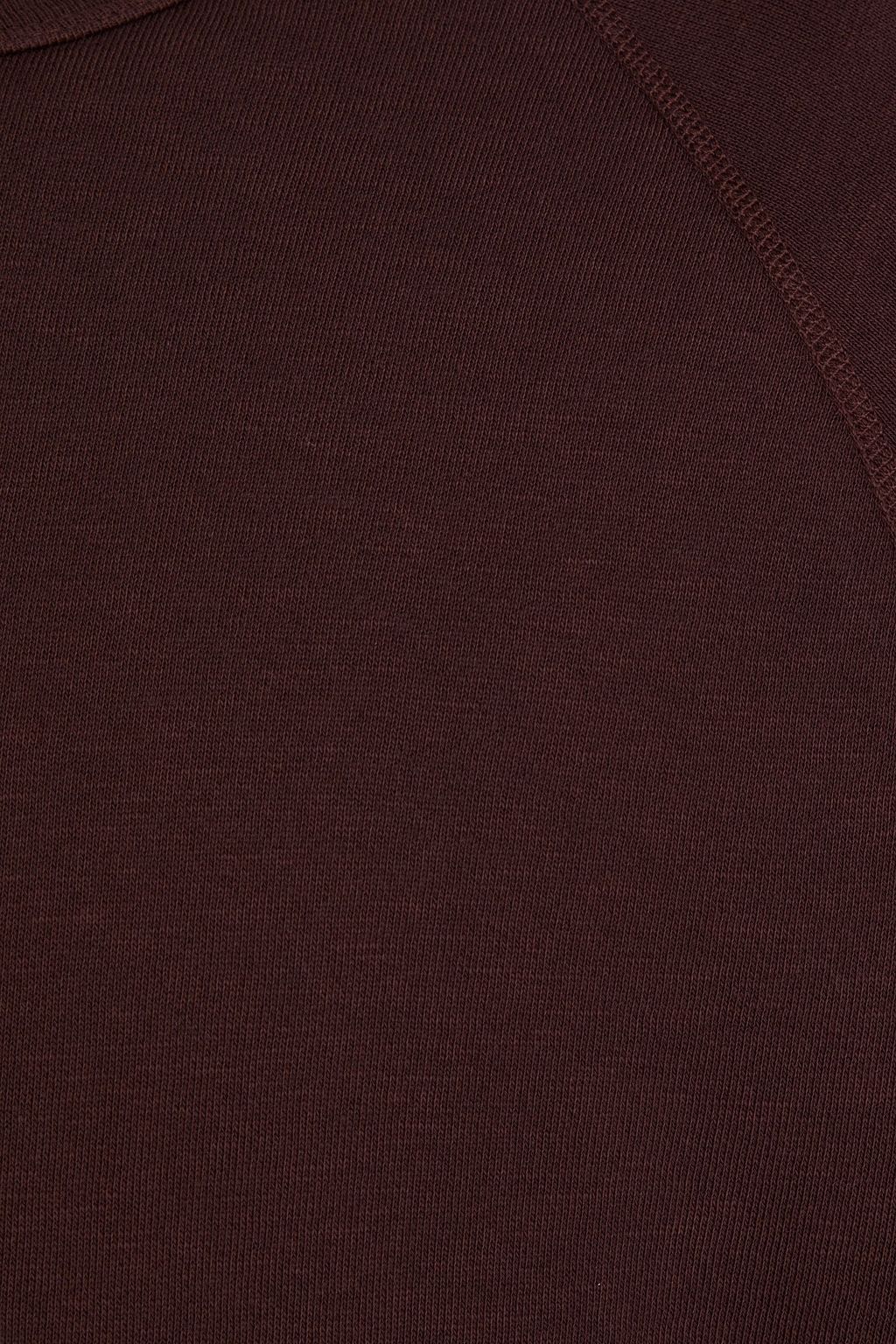 JAMES PERSE Printed French Pima cotton-terry sweatshirt