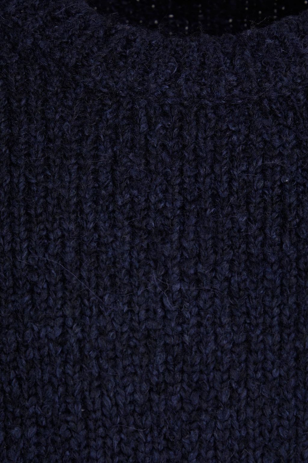 JAMES PERSE Melierter Strickpullover