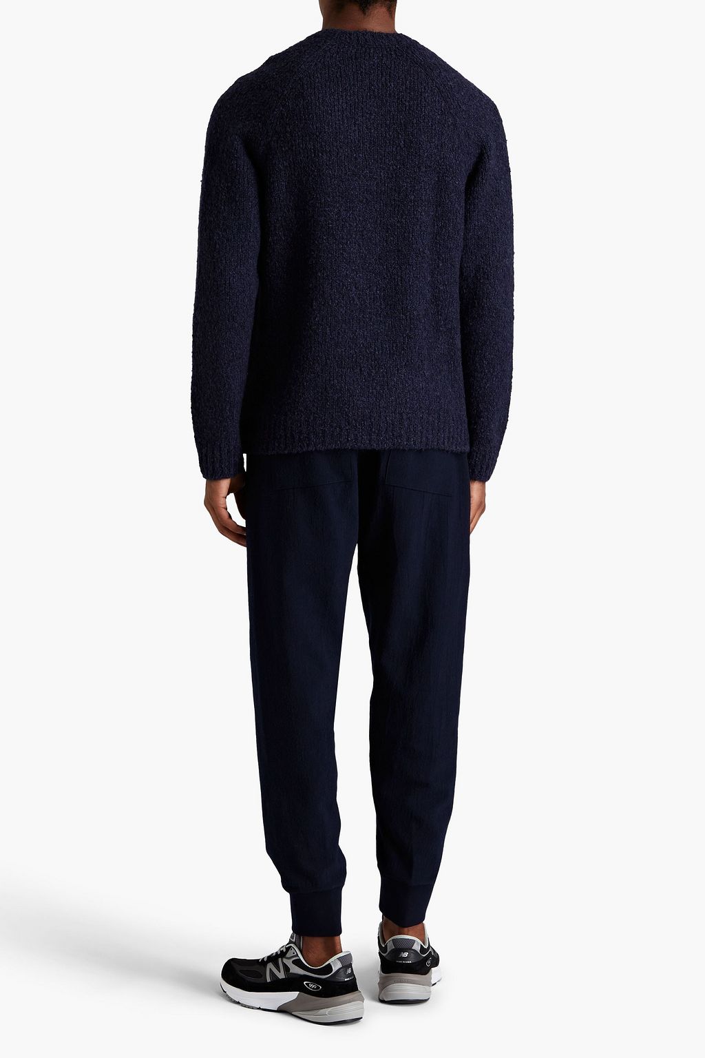 JAMES PERSE Melierter Strickpullover