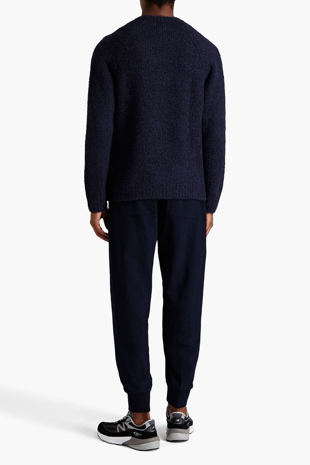 JAMES PERSE Karottenhose aus gebürstetem Twill mit Tunnelzug