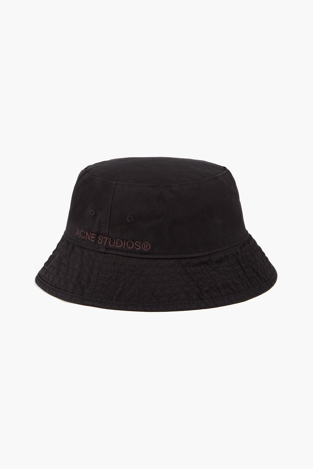 ACNE STUDIOS Embroidered cotton-twill bucket hat | THE OUTNET