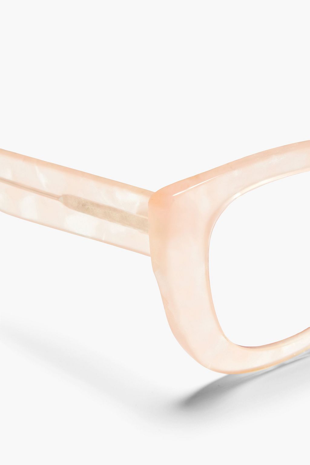 GANNI D-frame metallic acetate sunglasses