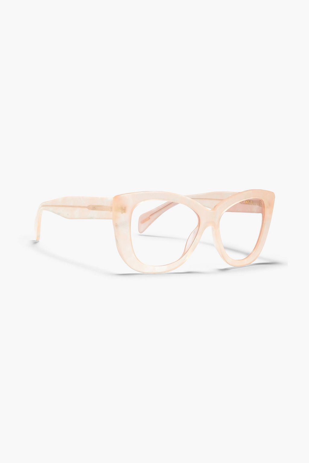 GANNI D-frame metallic acetate sunglasses