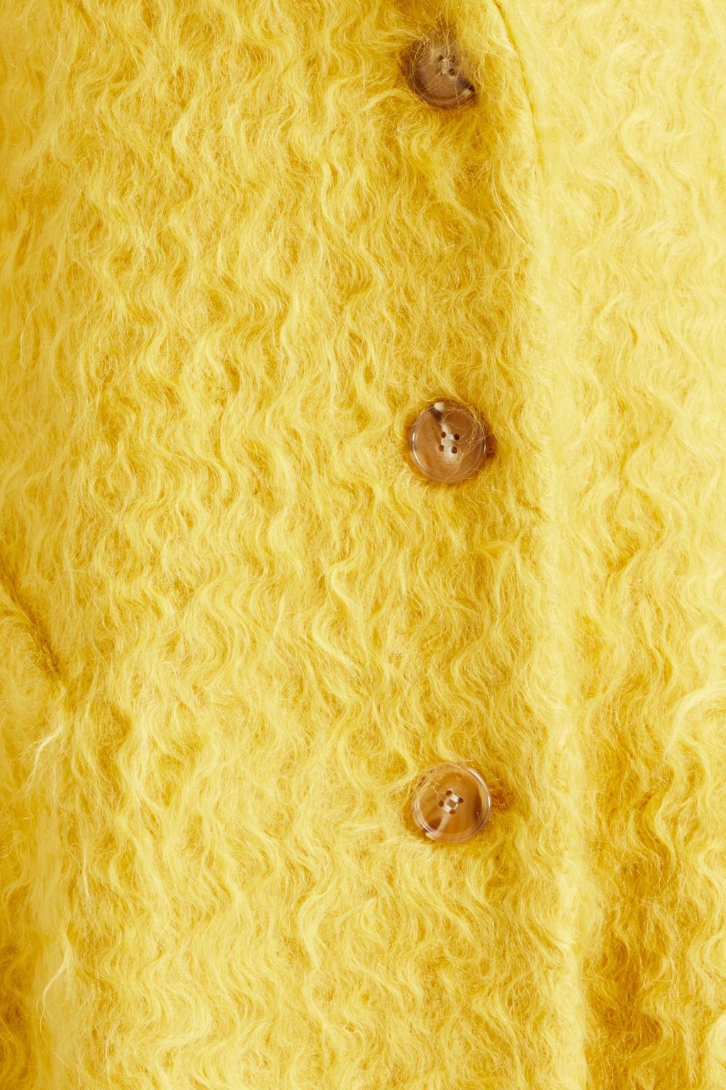 OSCAR DE LA RENTA Mohair-blend coat