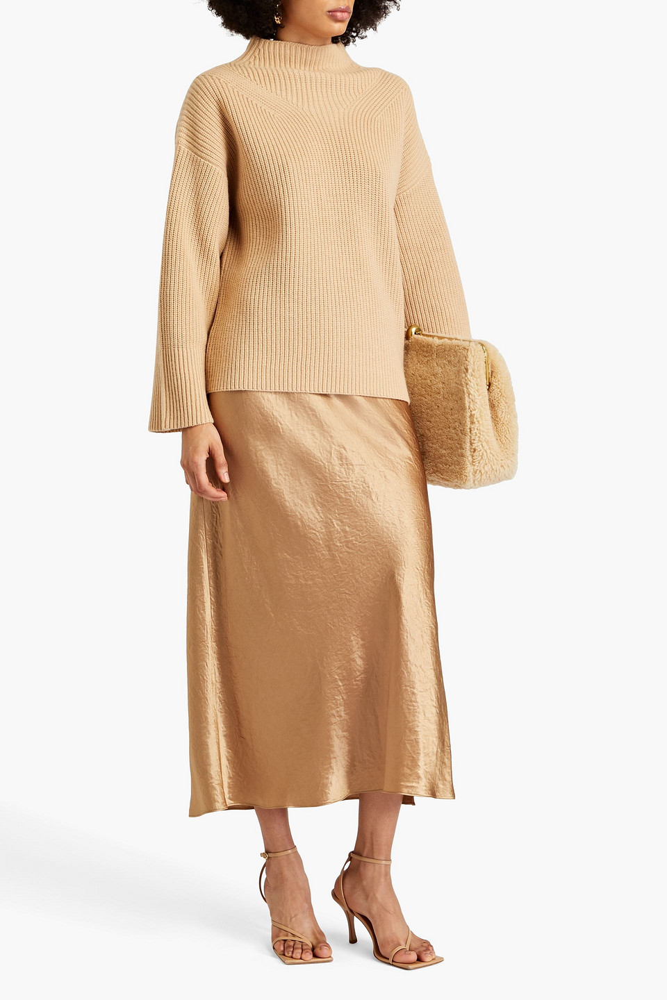  A.l.c. - Rollkragenpullover „louise“ Aus Merinowolle - Neutral - M 