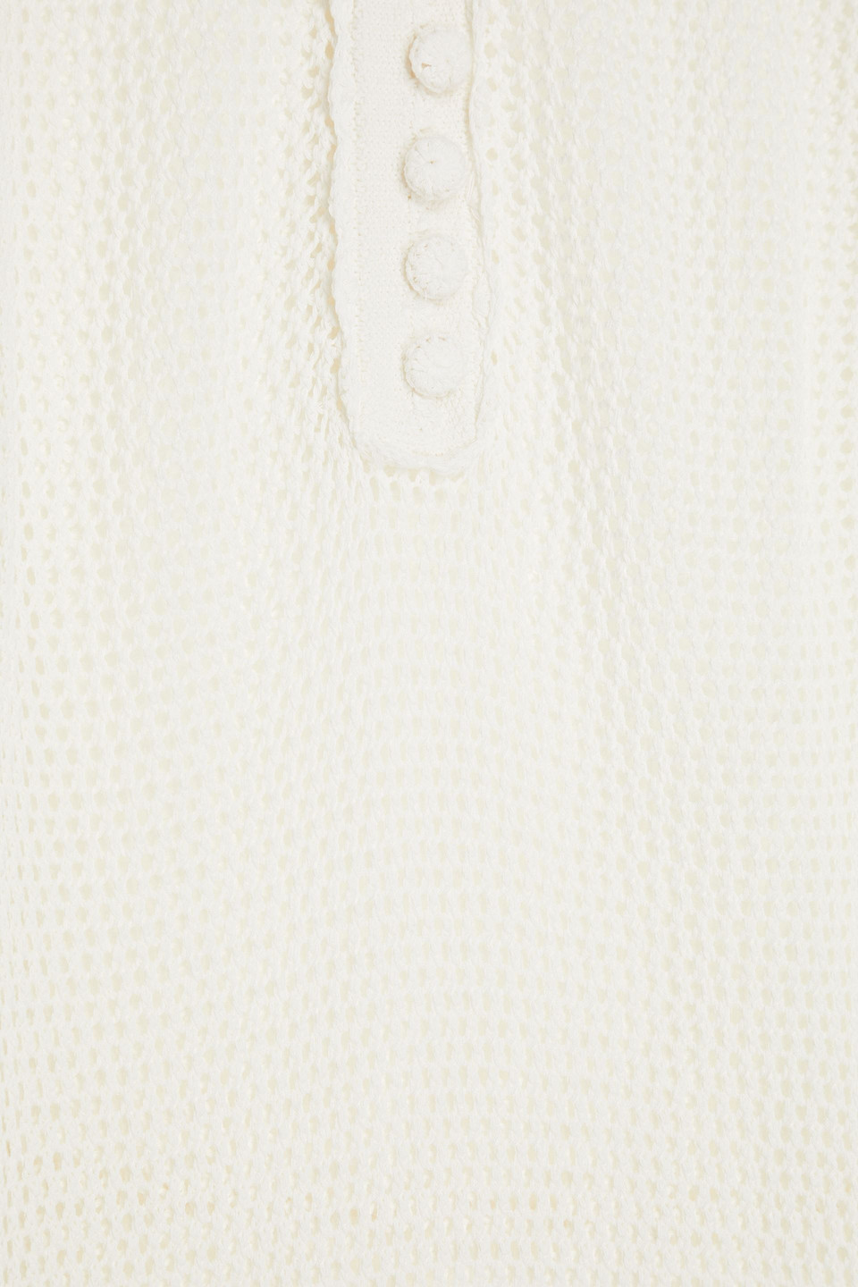 Zimmermann Crocheted Cotton Maxi Dress In Ivory