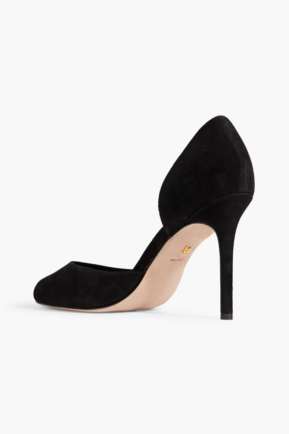 Shop Veronica Beard Gadot Suede Pumps In Black