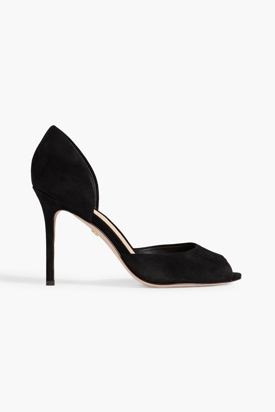 Shop Veronica Beard Gadot Suede Pumps In Black