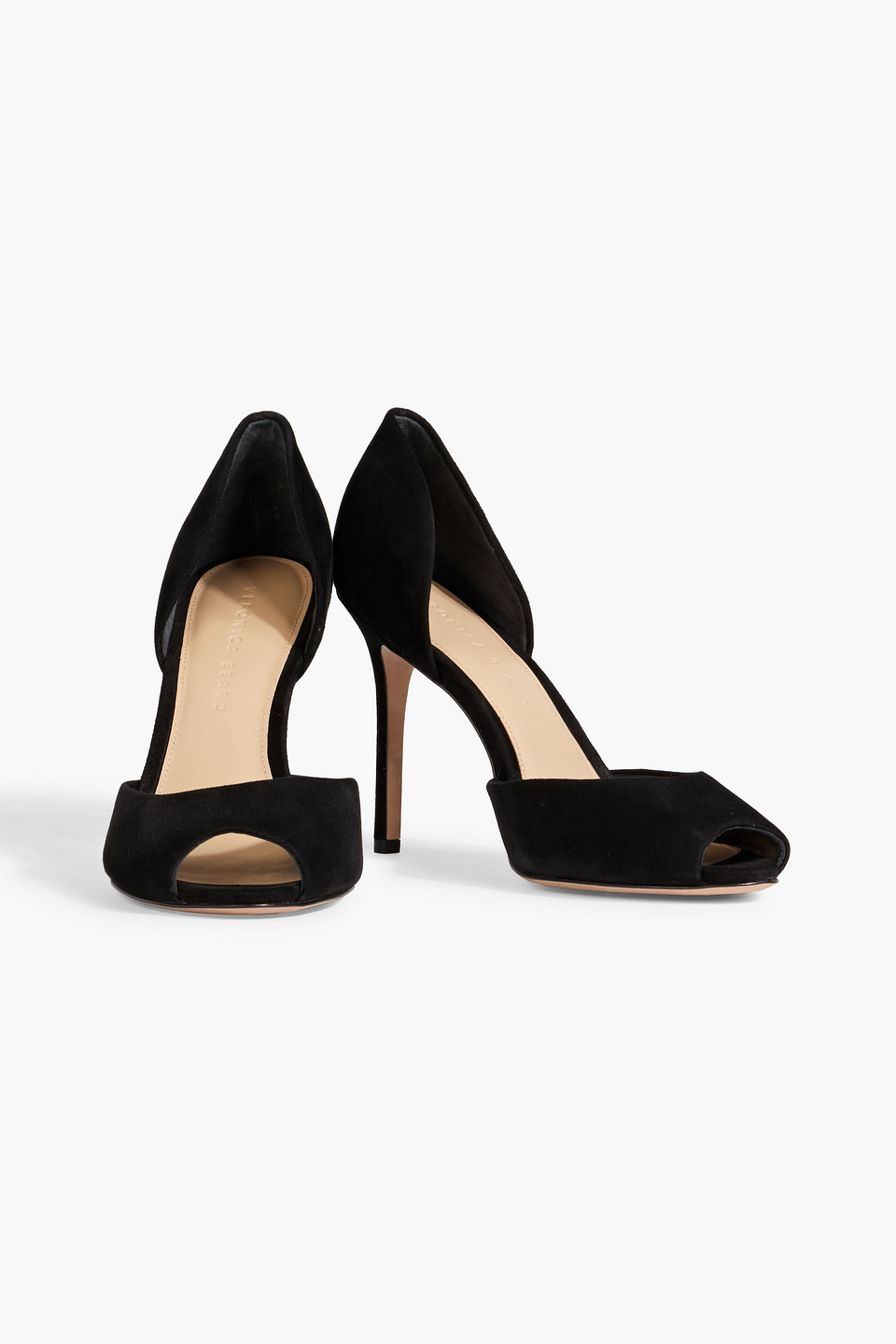 Shop Veronica Beard Gadot Suede Pumps In Black