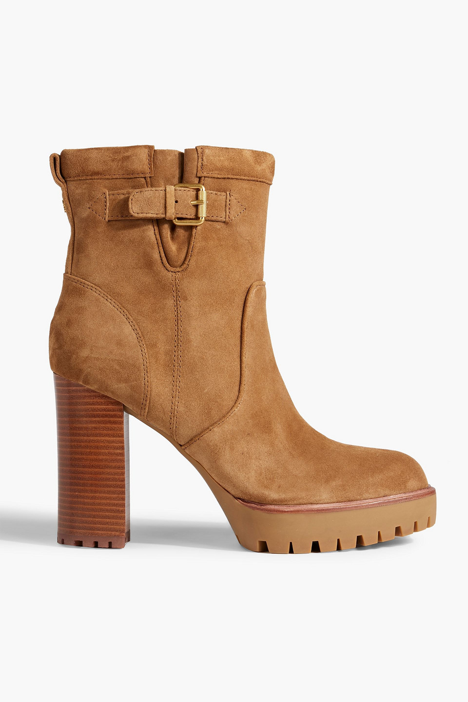 Veronica Beard Hannigan Suede Ankle Boots In Brown