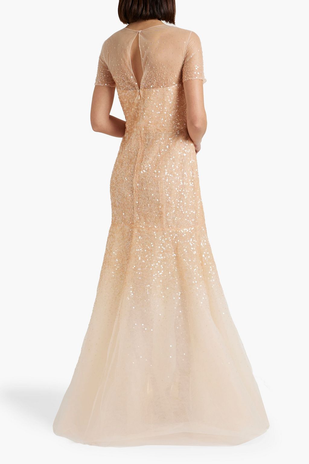 CAROLINA HERRERA チュール ロングドレス