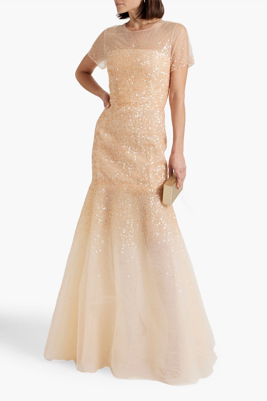 CAROLINA HERRERA チュール ロングドレス