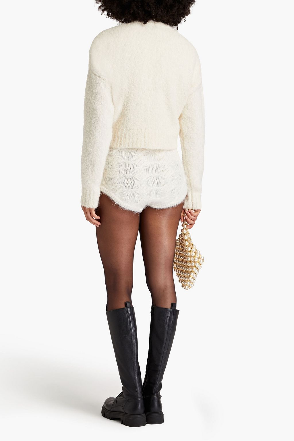 SIMONE ROCHA ケーブルニット ショートパンツ