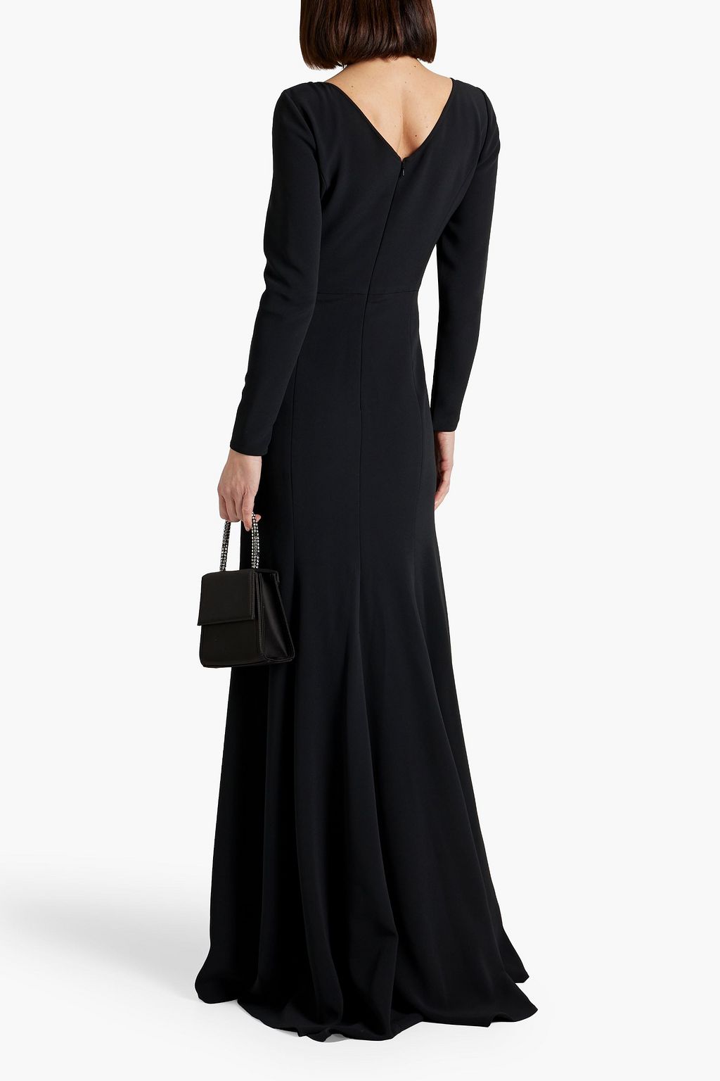 CAROLINA HERRERA فستان سهرة من الكريب