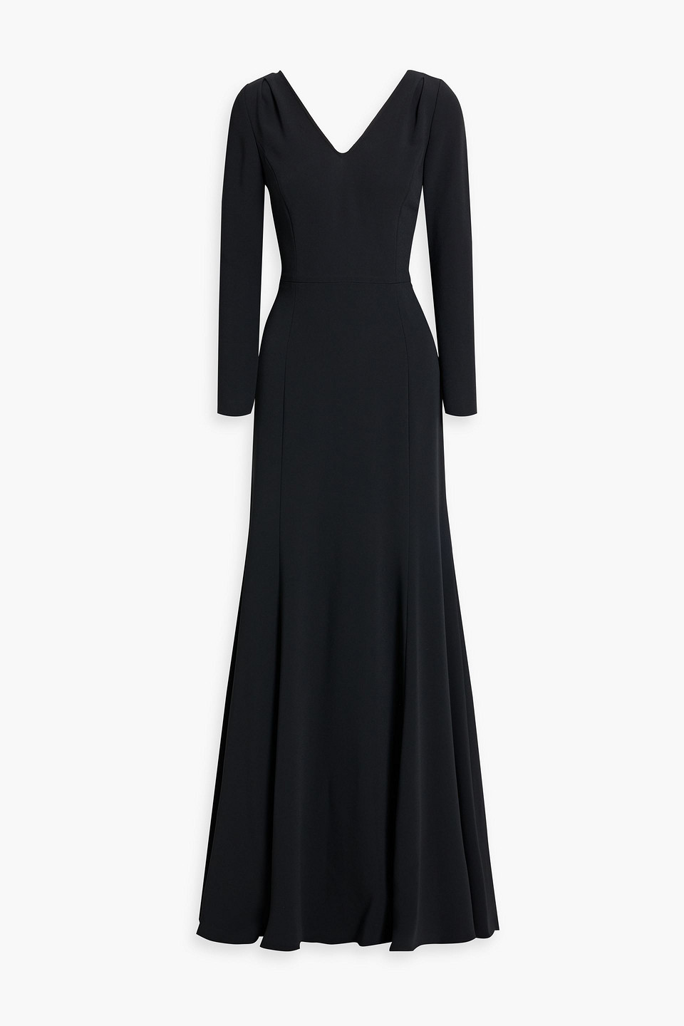 Carolina Herrera - Crepe gown - Black