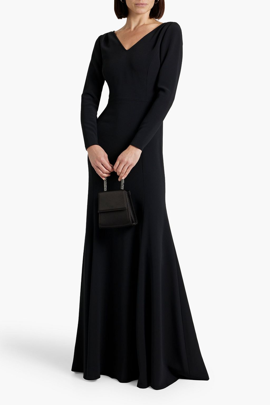 CAROLINA HERRERA فستان سهرة من الكريب