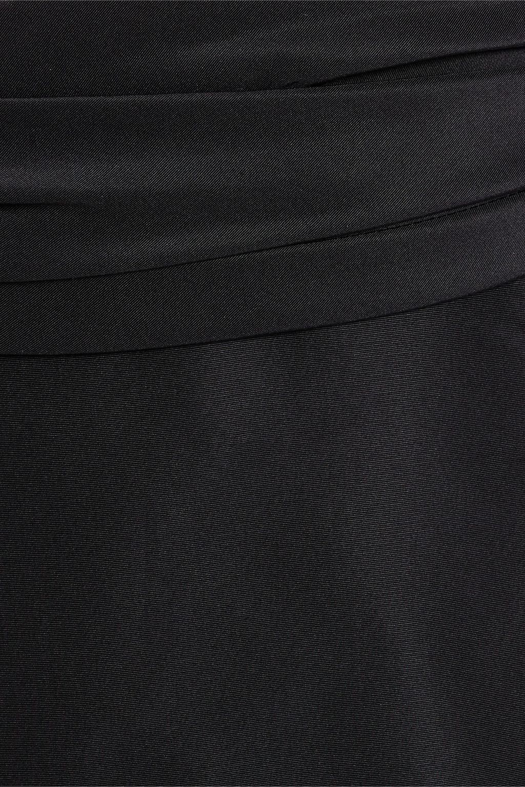 CAROLINA HERRERA Ausgestellter Maxirock aus Seiden-Faille