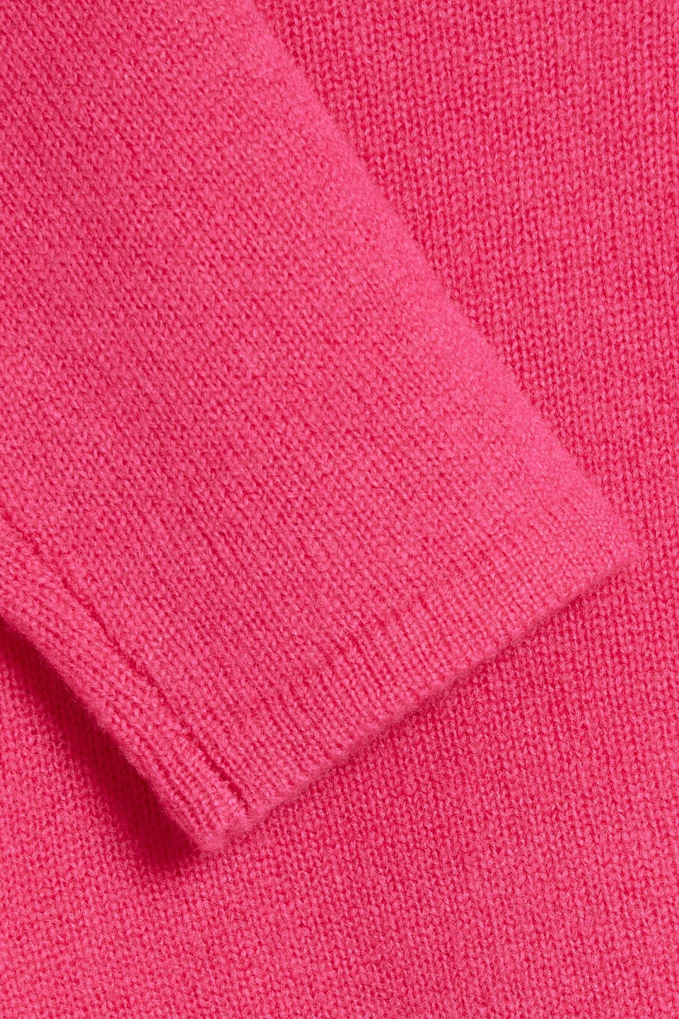 Shop Lapointe Cold-shoulder Cashmere And Silk-blend Turtleneck Sweater In Pink