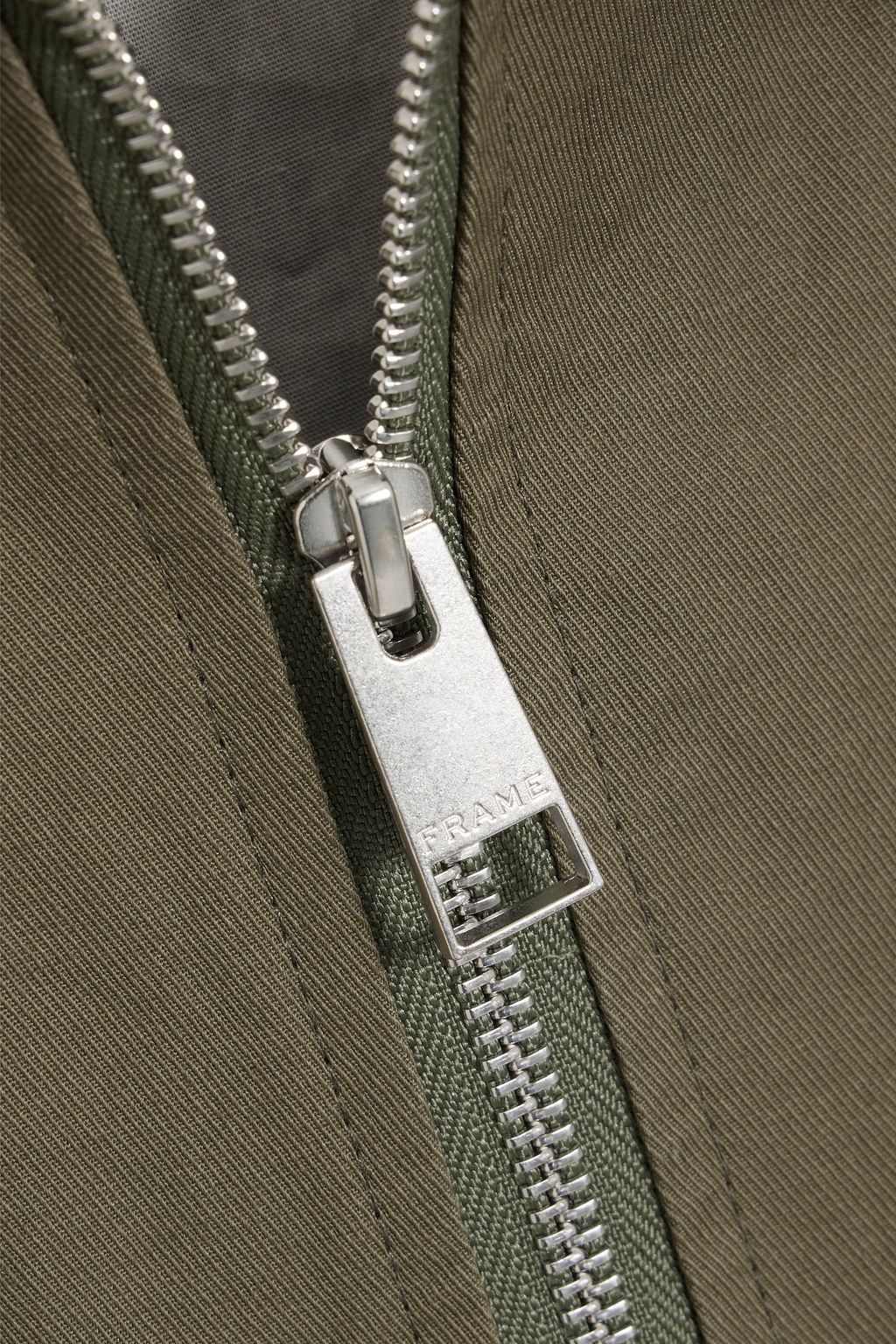 FRAME Summer cotton and linen-blend twill jacket