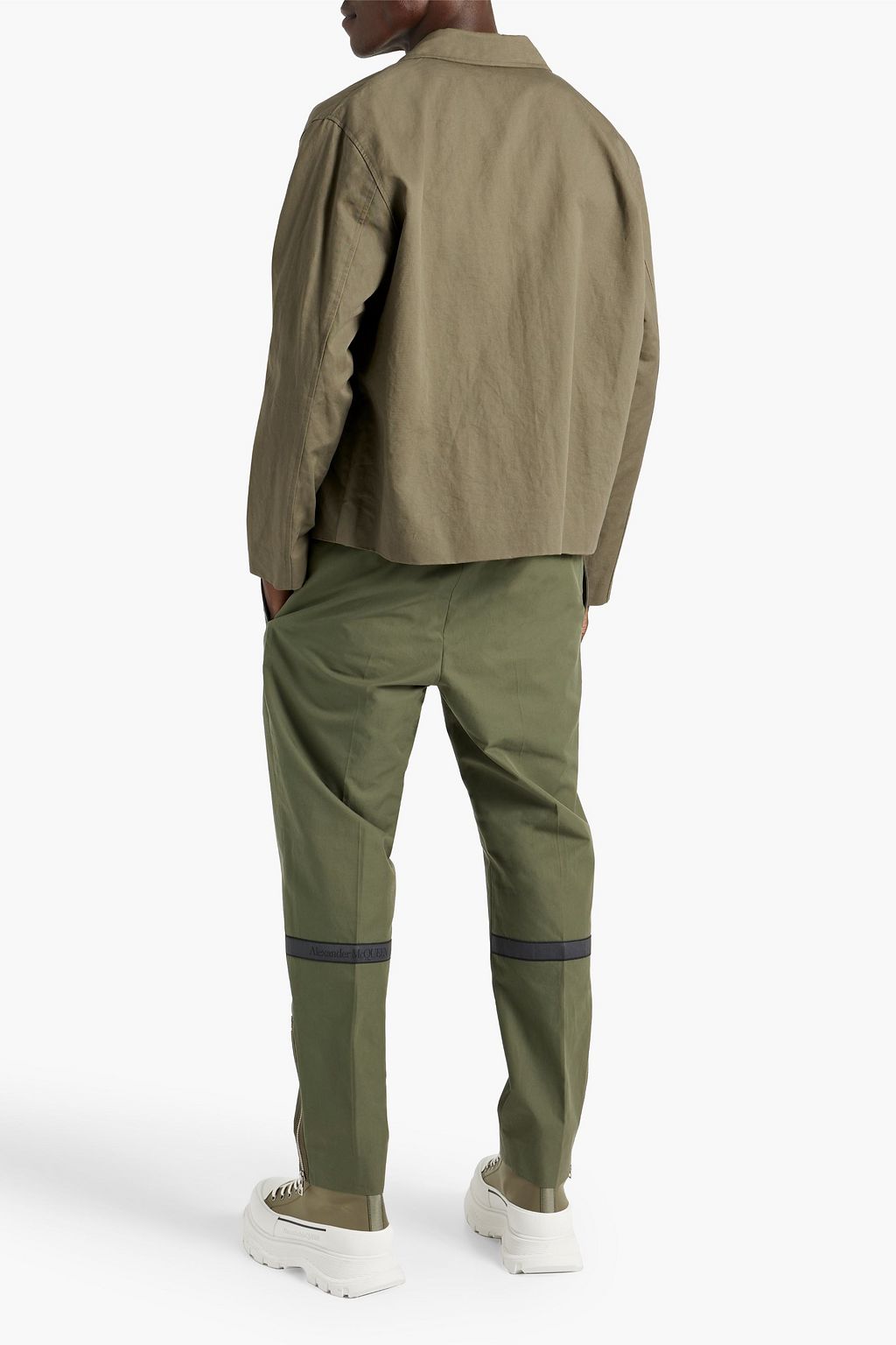 FRAME Summer cotton and linen-blend twill jacket